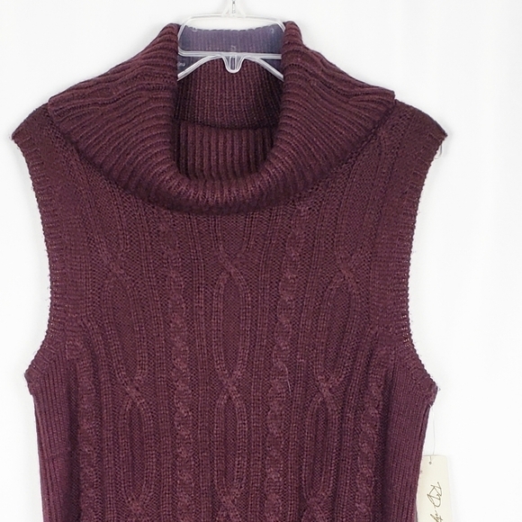 RD STYLE side slit sleeveless turtleneck s… - Picture 2 of 8